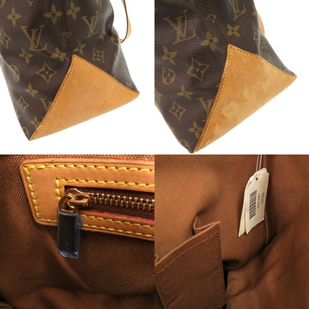 LOUIS VUITTON Authentic Brown Monogram Tote Bag - Picture 9 of 11